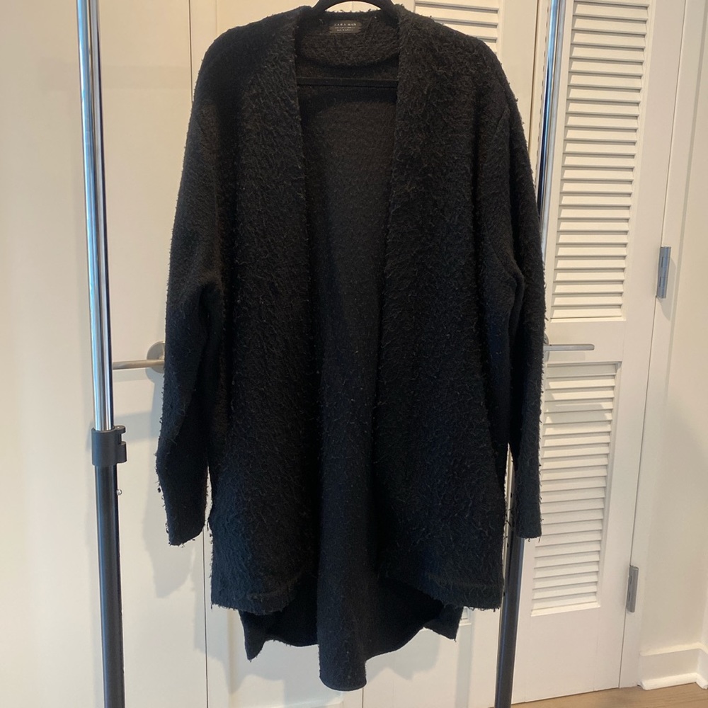 Men’s Oversized Shaggy Cardigan